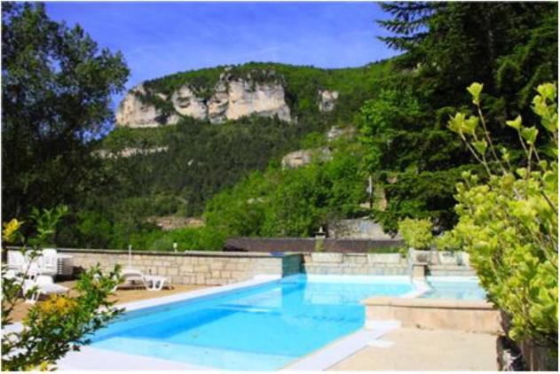 Hotel De La Jonte Meyrueis Bagian luar foto